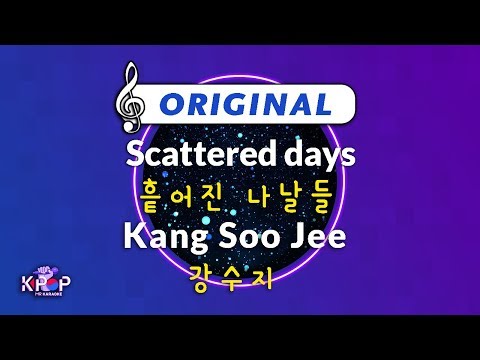 [KPOP MR 노래방] 흩어진 나날들 - 강수지 (Origin Ver.)ㆍScattered days - Kang Soo Jee