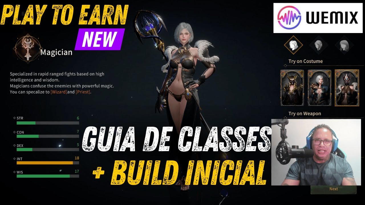 SAIU! GUIA COMPLETO DAS CLASSES + BUILD INCIIAL EM ROM: REMEMBER OF MAJESTY - NEW PLAY TO EARN WEMIX