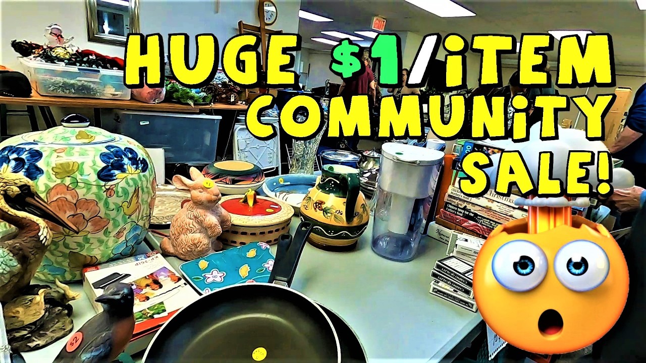 Ep706:  HUGE $1/Item Community Sale FULL Of Vintage Finds!  🤯