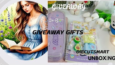Unboxing video👀✨ from DiecutsmartOfficial /Giveaway malayalam #giveaway