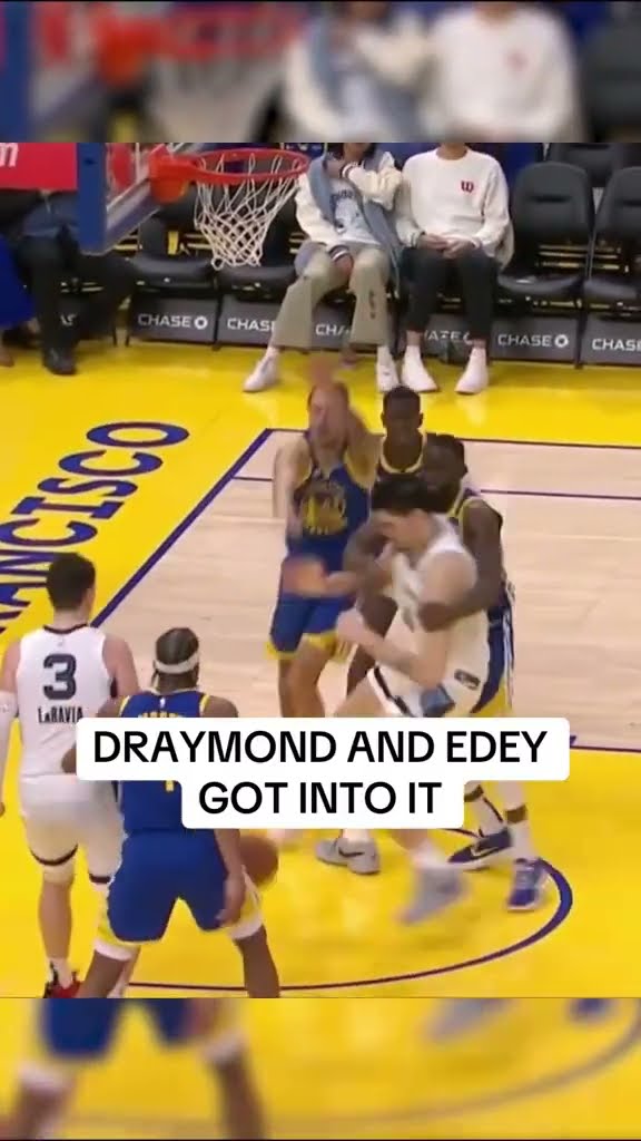 Draymond Green was assessed a Flagrant 1 on this play.