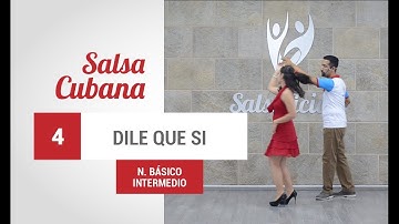 💃 Aprende a Bailar SALSA CUBANA | Nivel 2 - Figura 4: DILE QUE SÍ