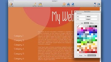 How to change your web page background color using HTML Egg for Mac