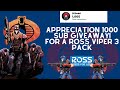 Giveaway for ross viper 3 pack  in appreciation for crossing the 1000 subs  to all my viewers