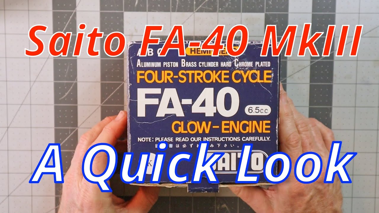 Saito FA-40 MkIII A Quick Look - YouTube