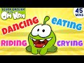 Learn with om nom  learn verbs with om nom  om nom learnings