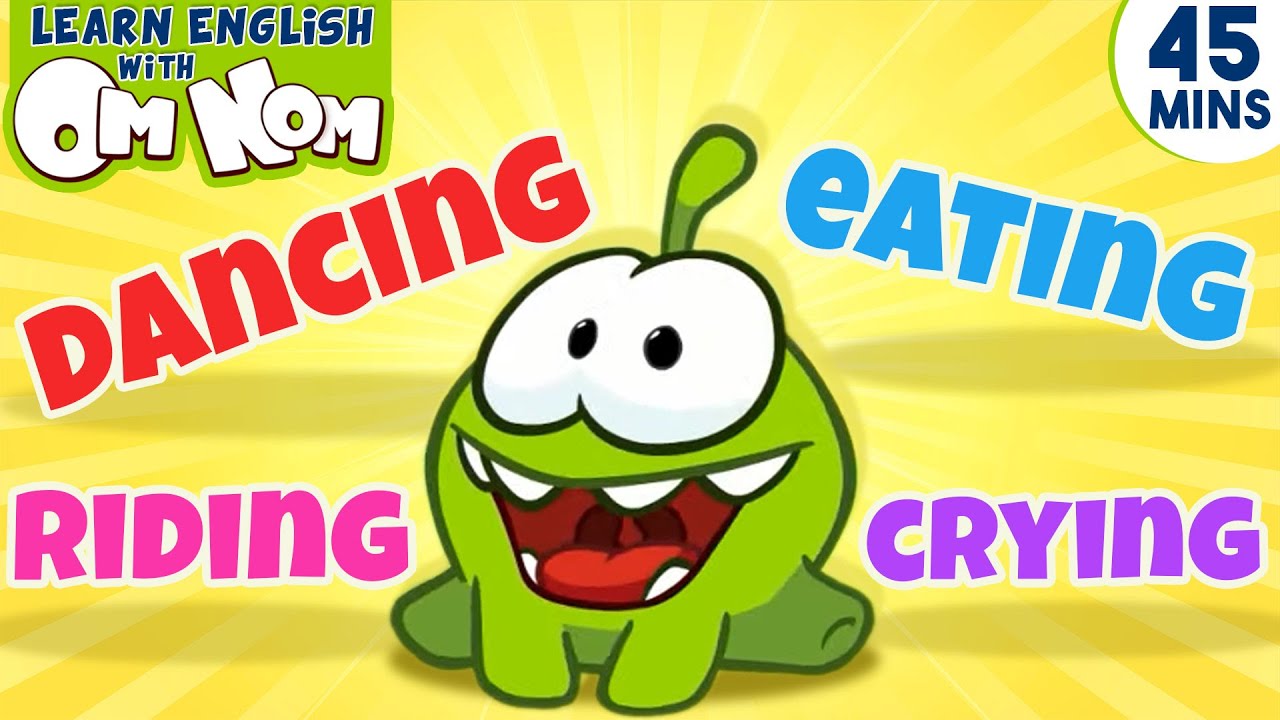 ⁣Learn With Om Nom | Learn Verbs with Om Nom | Om Nom Learning Videos