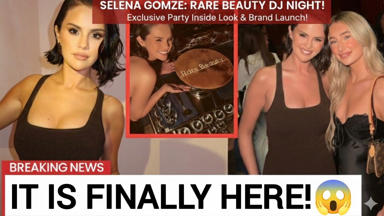 Selena Gomez Opens Up At The Rare Beauty Inside Look & Brand Launch -You Won't Believe What She Said