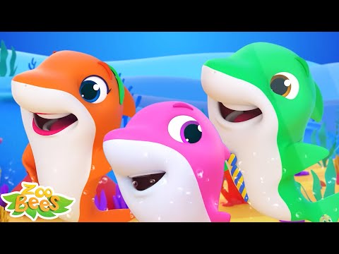 Baby Shark Song, Kindergarten Rhyme and Animal Video By Zoobees