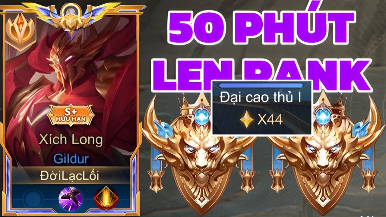 50 Phút ( Rank Đơn ) Leo Thách Đấu Đầu Mùa Trên Rank 44 Sao Cực Căng Của Onekill