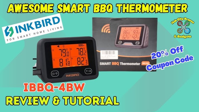 INKBIRD Wireless Wi-Fi & Bluetooth Grill Meat Thermometer IBBQ-4BW —  INKBIRD EU