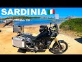Motorcycle travel to sardinia yamaha tenere 700 two up trip italy riding in sardinia