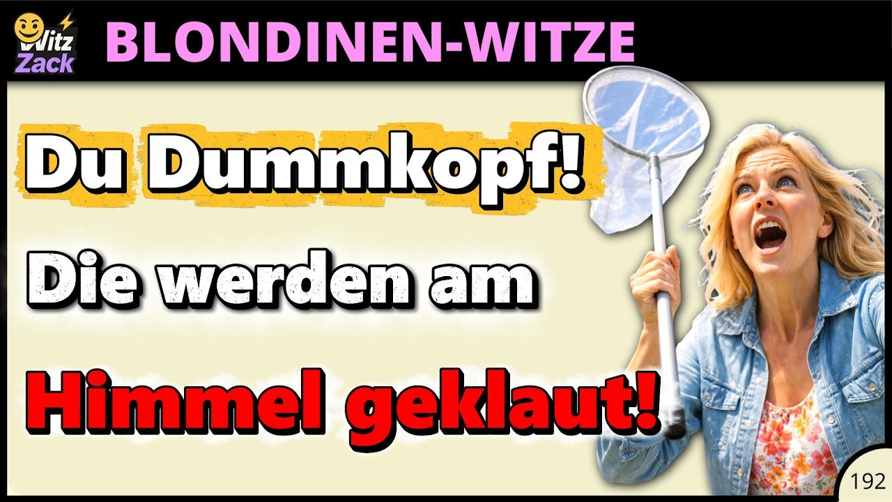 Bester Witz Des Tages! Die Lustigsten Blondinenwitze Aller Zeiten 😂 Humor für Erwachsene