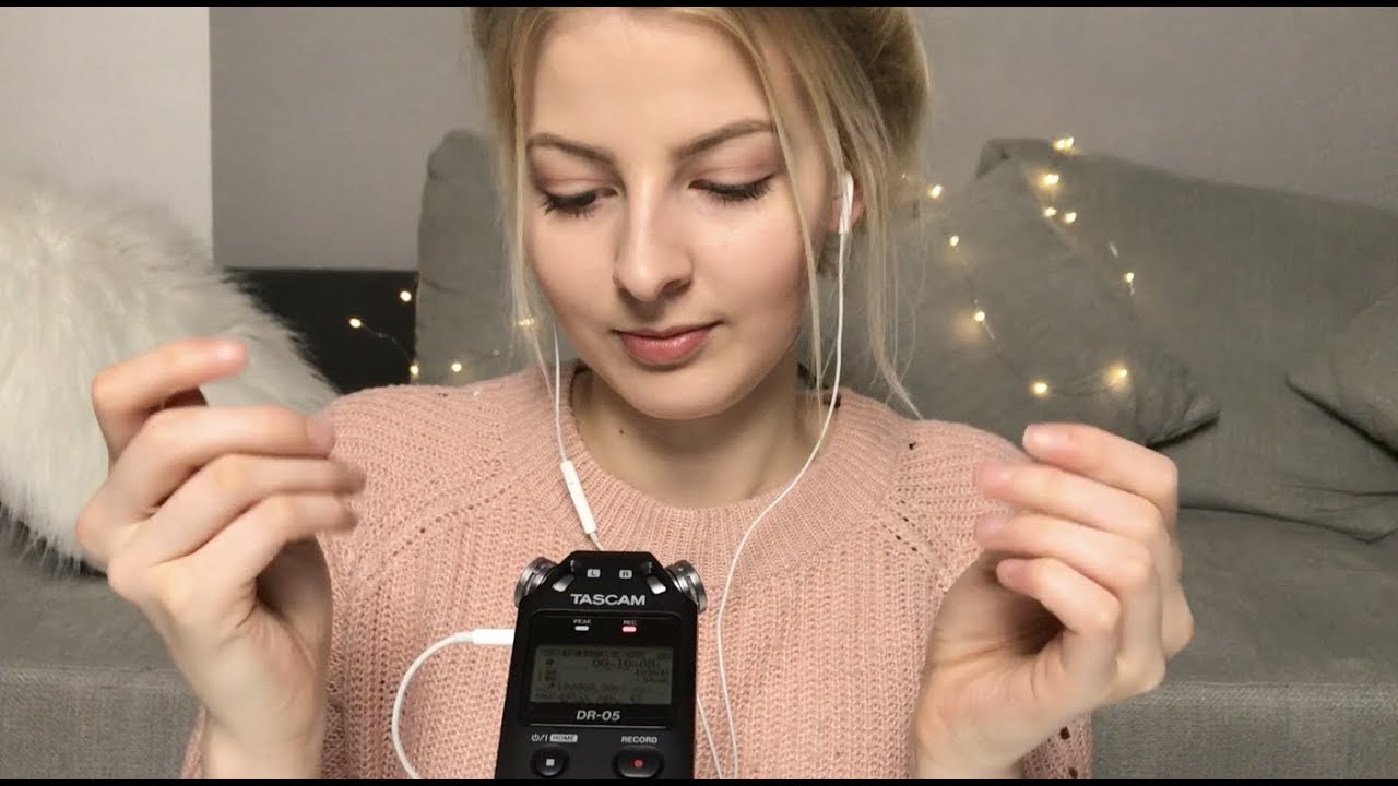 [ASMR] ♡ Mein Vorstellungsvideo und entspannter Mikrofontest | german/deutsch
