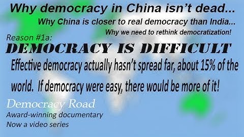 Democracy is Difficult Part 1