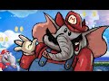 Super mario becomes an elephant wholesome  animation