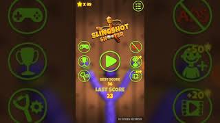 Slingshot shooter android gameplay : upgrade your shooting skill screenshot 4