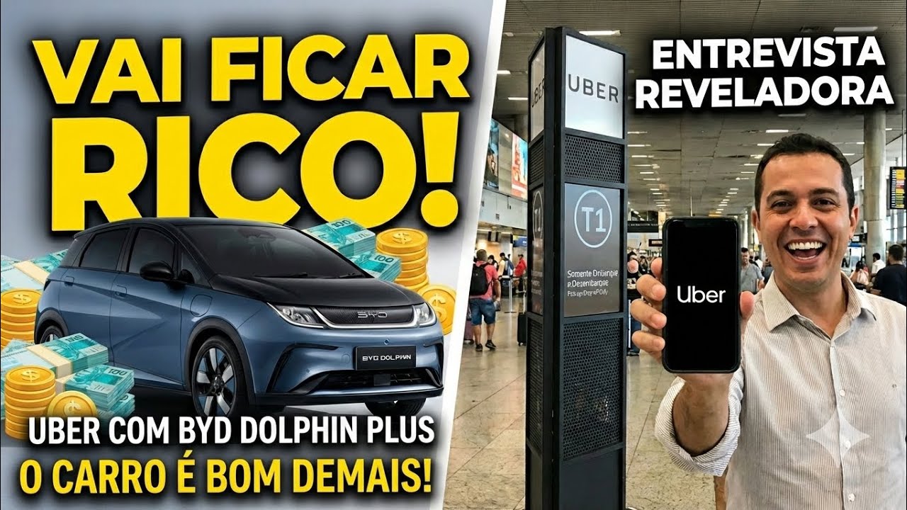 Entrevistei um dono de BYD Dolphin Plus: Ele se arrependeu de colocar o carro para rodar na UBER?