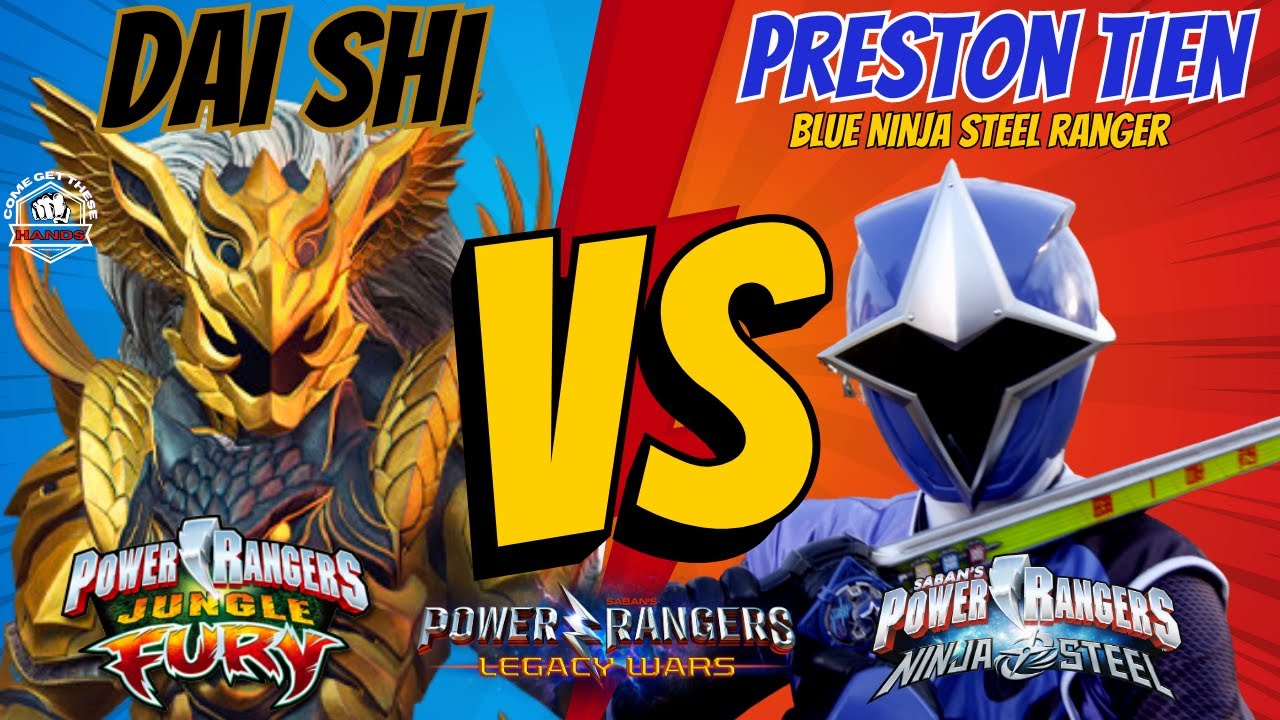 Power Rangers Legacy Wars | Dai Shi Vs Preston Tien - YouTube