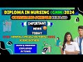 Diploma In Nursing #GNM Counselling Schedule Announced 2024