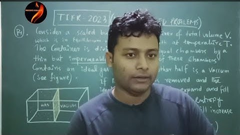 TIFR-2023 Solution|Memory Based Problems|Part-IV|Physics Galaxy|