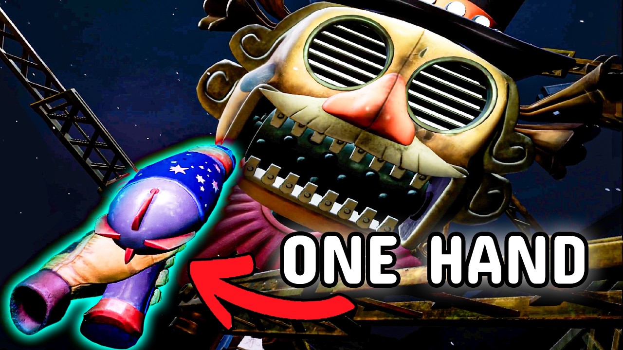 Can you beat FNAF Secret of the Mimic VR with ONE HAND?