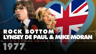 ROCK BOTTOM - LYNSEY DE PAUL & MIKE MORAN (United Kingdom 1977 – Eurovision Song Contest HD)