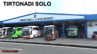 SENSASI HUNTING BUS DI PINTU KELUAR BARAT TERMINAL TIRTONADI SOLO NON STOP BUS