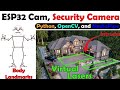 ESP32 Cam Python OpenCV, & Mediapipe: DIY Security Surveillance Camera using Landmarks, Ardunio