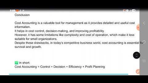 Introduction to Cost Accounting Bcom 3rd Semester full explanation in hindi 