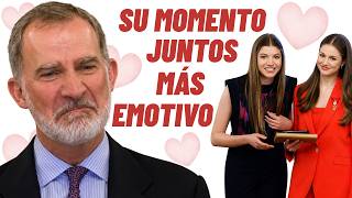 El REY FELIPE VI LLORÓ al VER a sus HIJAS LEONOR y SOFÍA