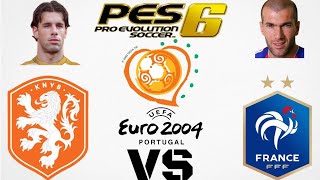 PES 6 PC EURO 2004 HOLANDA VS FRANCIA 