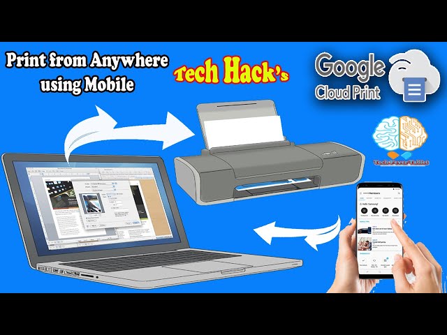 Print from Anywhere by Mobile to Your Printer using Google Cloud Print in Tamil | Printer - YouTube