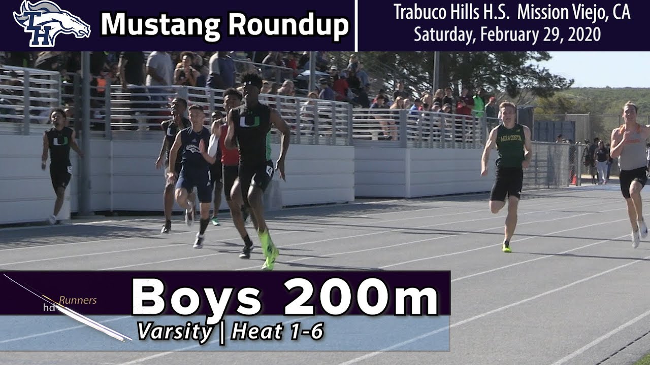 2020 TF - Mustang - 200 (Varsity Boys, all 6 heats) 2020 TF - Mustang - 200 (Varsity Boys, all 6 heats)