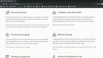 Hướng dẫn tra cứu thủ tục hành chính trên Cổng DVC quốc gia