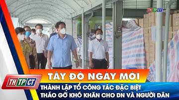 Thành lập Tổ công tác đặc biệt tháo gỡ khó khăn cho doanh nghiệp và người dân | Cần Thơ TV