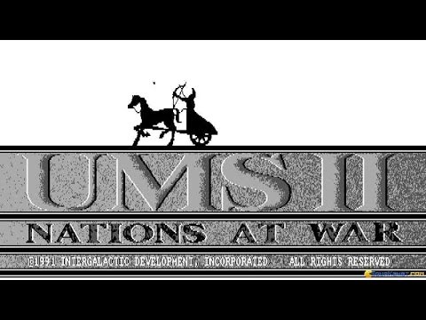 UMS II - Nations at War gameplay (PC Game, 1990)