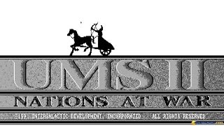 UMS II - Nations at War gameplay (PC Game, 1990)