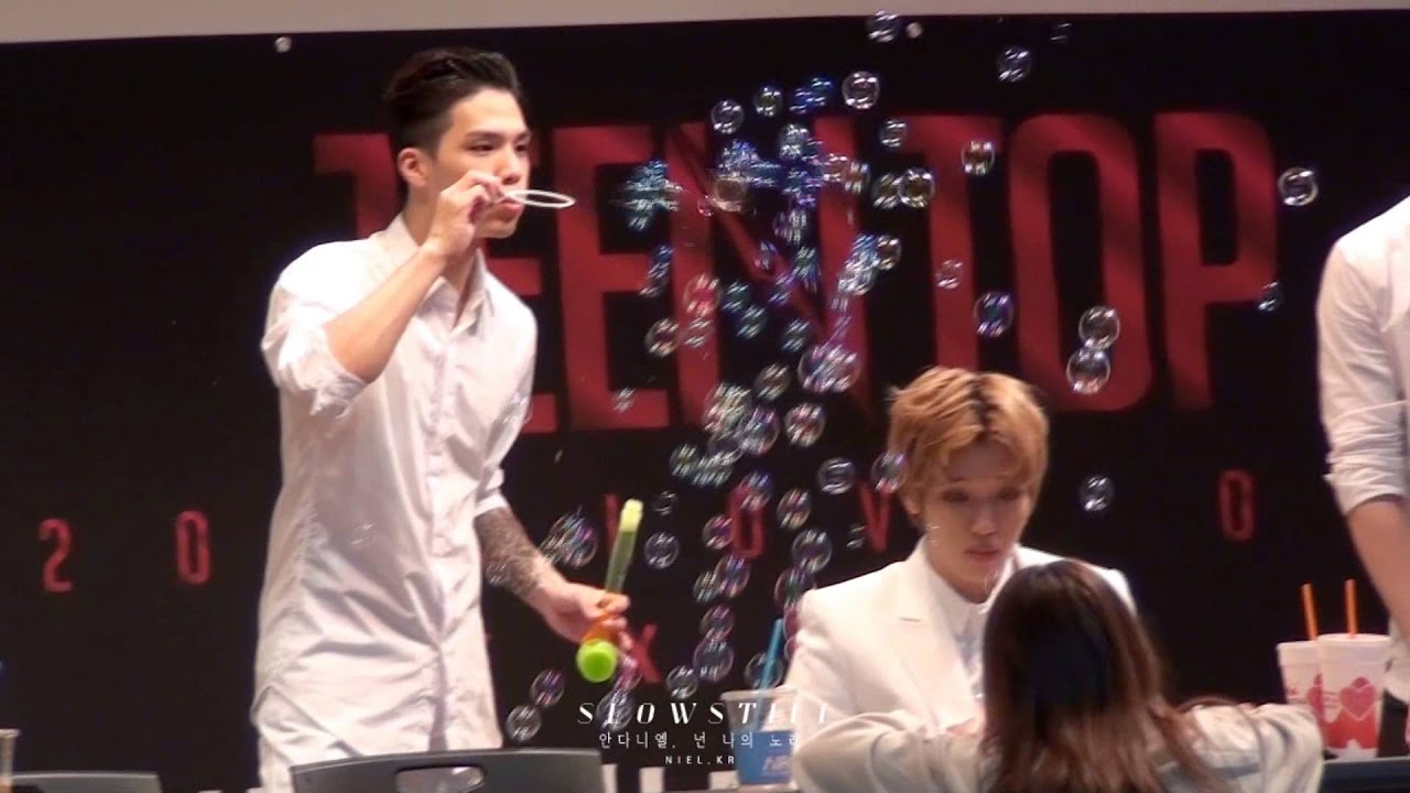 141019 의정부 팬사인회 틴탑(TEENTOP) 캡(CAP) 천지(CHUNJI) 니엘(NIEL)