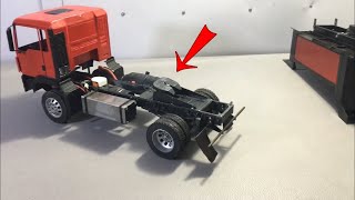 SEMI TRAILER TRUCKS! HOW TO MAKE A RC METAL HEAVY TRUCK TWO VISION! RC TRUCKS 1/14 SCALE HANDMADE