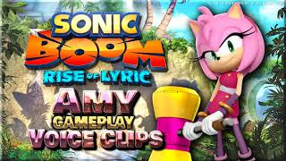 All Amy Rose Voice Clips • Sonic Boom: Rise of Lyric • Gameplay Voice Lines • Nintendo