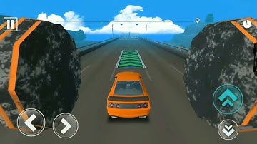 DEADLY RACE #3 Speed white Car Bumps Challenge 3d Gameplay Android