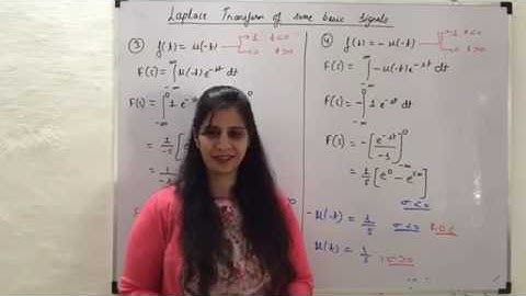 Lect 2- Lapalce Transform of Unit Impulse, Unit Step and Time Reversed unit Step Signals