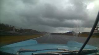 British Race Festival Zandvoort 2016 - Vrij rijden - MG Midget '68 - Spin!