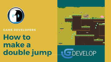 Gdevelop FREE VISUAL Game Engine:  Double Jump Tutorial