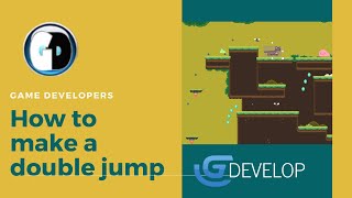 Gdevelop FREE VISUAL Game Engine:  Double Jump Tutorial screenshot 1