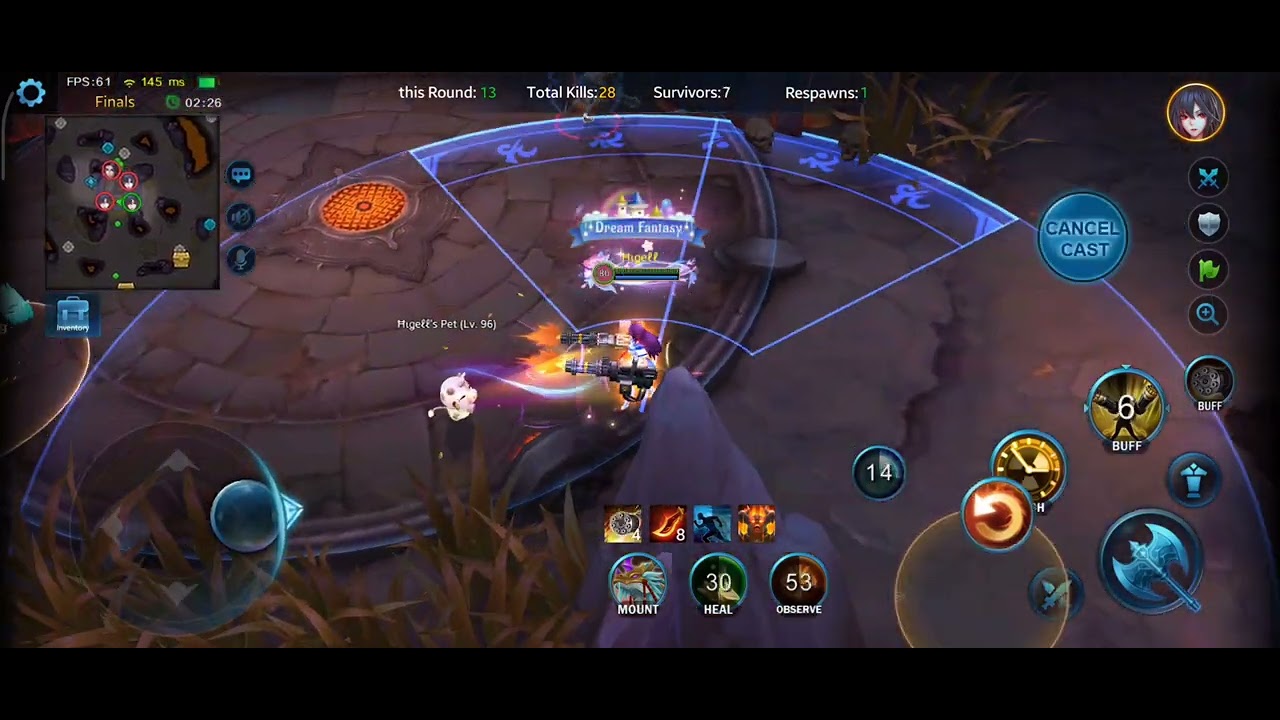 Heroes Evolved - Adventure Mode || Solo Rumble Highlight #13 Holding on until the end