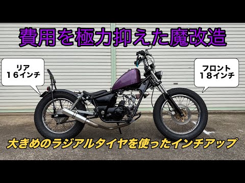 Honda JAZZ50 MAGNA50 太足 軽トラタイヤ 最低価格の Honda タイヤ・ホイール 軽トラタイヤ 太足 MAGNA50