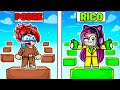 Luky es pobre y kori es millonaria  rich vs poor obby  luky