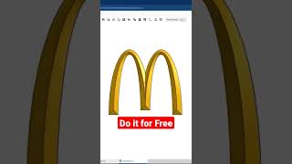 McDonald's 3D Logo | Onshape Tutorial
